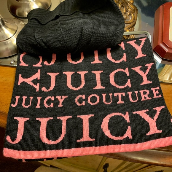 Juicy Couture Hat & Scarf Set. - Picture 3 of 6